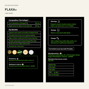 Motherland Origins - flaxa label