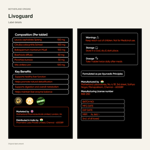 Motherland Origins - livoguard label