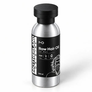 Motherland Origins - raw hair oil angle