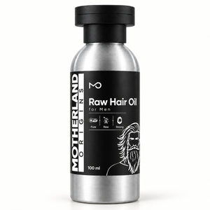 Motherland Origins - raw hair oil front