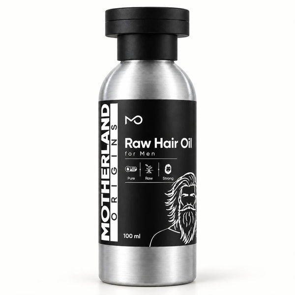 Motherland Origins - raw hair oil front
